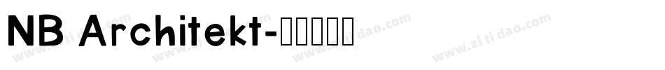 NB Architekt字体转换